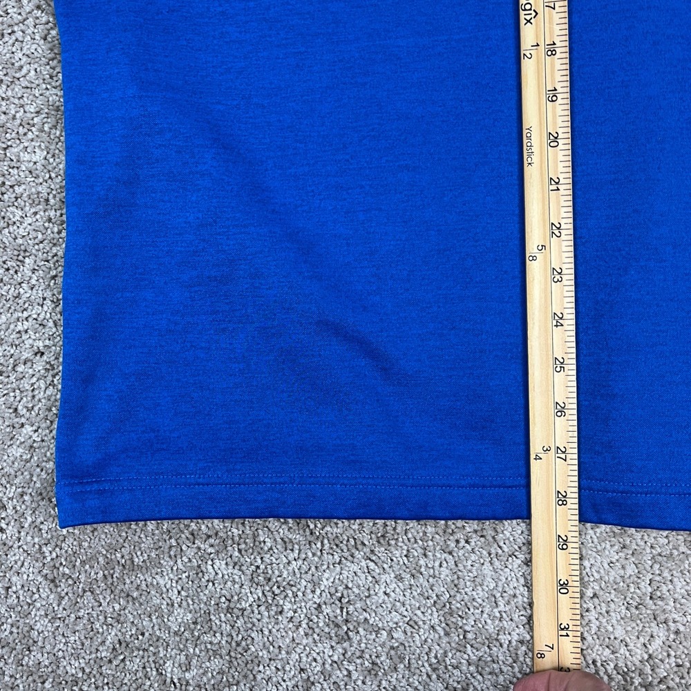 Callaway Pullover Men XL Blue Heathered Long Sleeve 1/4 Zip Golf Performance EUC - Picture 9 of 10